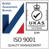 ISO 9001 Quality Management certified (UKAS)