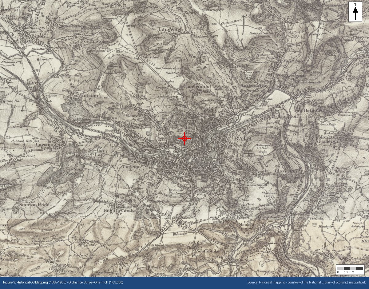 Sample historical OS mapping figure