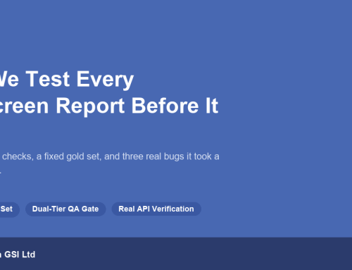 How We Test Every GeoScreen Report Before It Ships